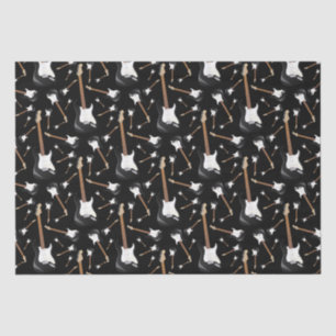 Electric Guitar Musician Music Teacher Seidenpapier