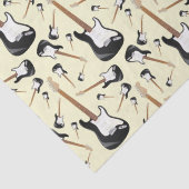 Electric Guitar Musician Music Teacher Seidenpapier (Detail)