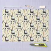 Electric Guitar Musician Music Teacher Seidenpapier (Handwerk)