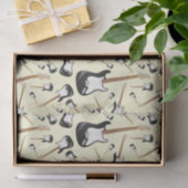 Electric Guitar Musician Music Teacher Seidenpapier (Geschenk)