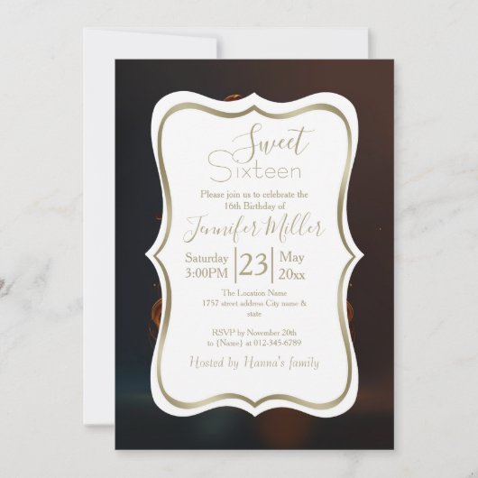 Electric guitar on fire                            einladung (Vorderseite)