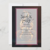 Electric guitar on fire                       einladung (Vorderseite)