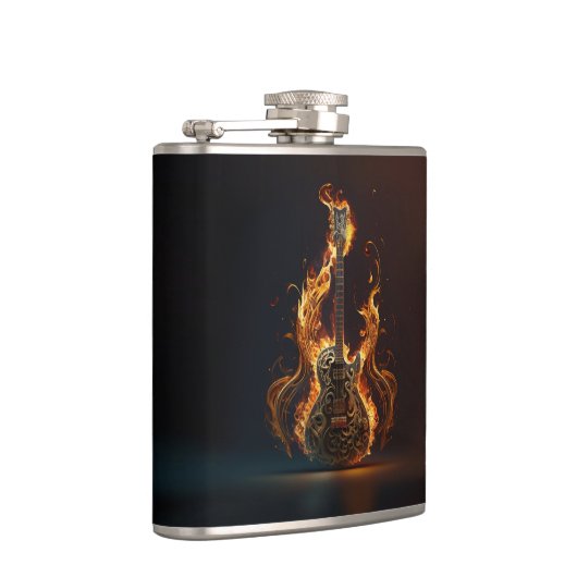 Electric guitar on fire                      flachmann (Rechts)