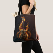 Electric guitar on fire tasche (Von Nahem)