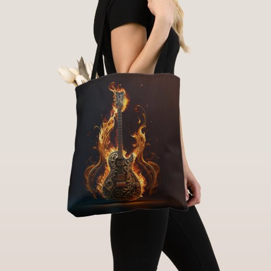 Electric guitar on fire                            tasche (Von Nahem)
