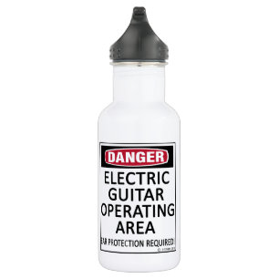 Electric Guitar Operating Area Edelstahlflasche
