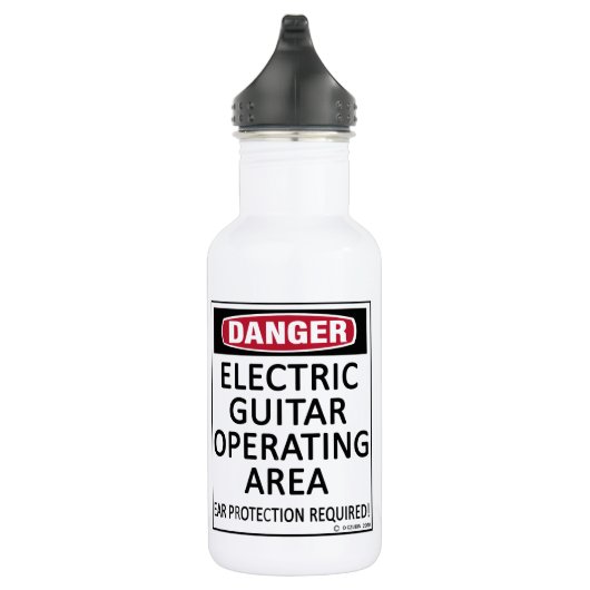 Electric Guitar Operating Area Edelstahlflasche (Rechts)