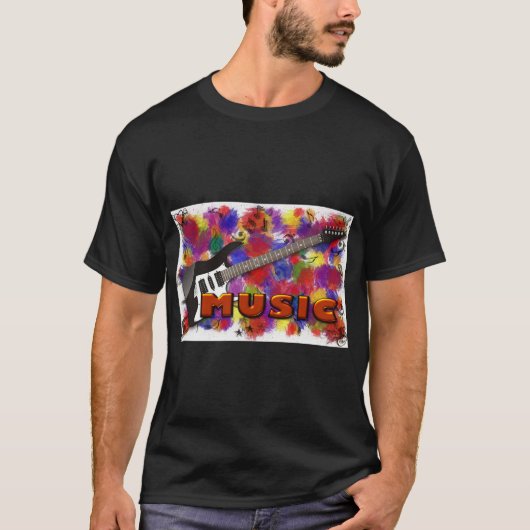 Electric Guitar Vibe T-Shirt (Vorderseite)