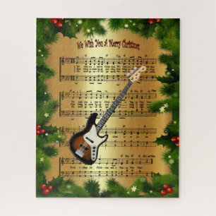 Electric Guitar~ "Wir wünschen Ihnen ein frohes We Puzzle