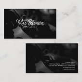 Electric Guitarist Musician Visitenkarte (Vorne/Hinten)