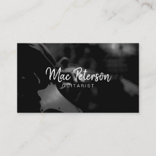 Electric Guitarist Musician Visitenkarte