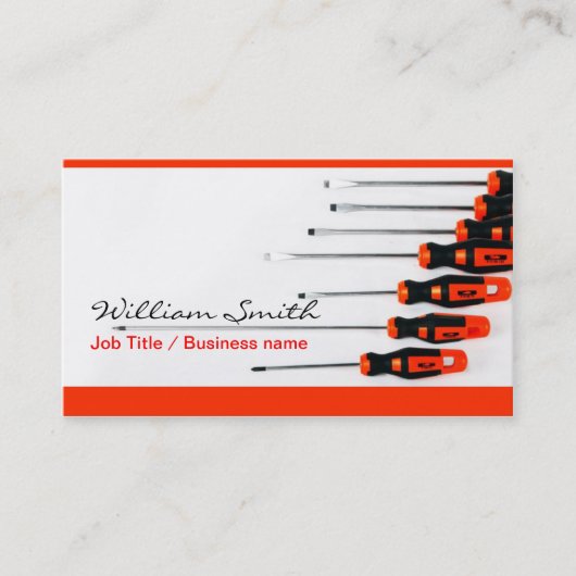 Electric/Handyman Business card Visitenkarte (Vorderseite)