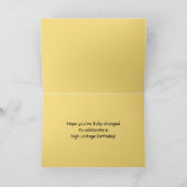 Electric Happy Birthday Karte (Innenseite)