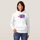 Electric Herd - Synthwave Horses v2 Hoodie (Vorne ganz)