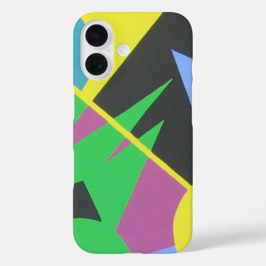 Electric Jolt Abstract Phone Case (Rückseite)