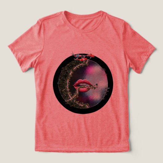 Electric Kiss Koi Fish T - Shirt 💋 🐠 (Design Vorderseite)