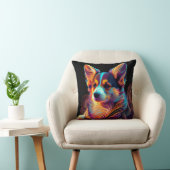 "Electric Lady" Corgi-Kissen Kissen (Stuhl )