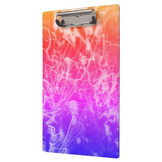 Electric Light Lines Gradient Abstract. Clipboard Klemmbrett (Links)