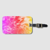 Electric Light Lines Gradient Abstract. Gepäckanhänger (Vorderseite (Horizontal))