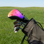 Electric Light Lines Gradient Abstract. Golf Headcover (In SItu)