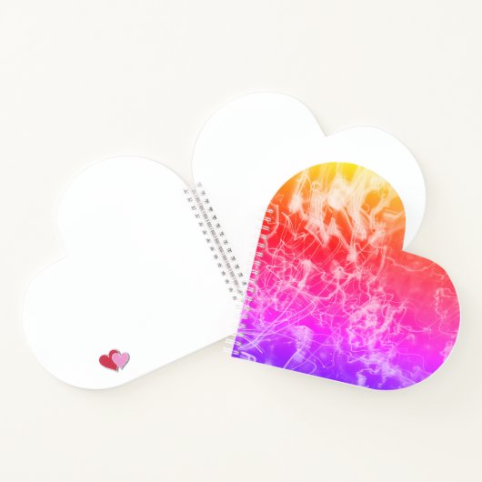 Electric Light Lines Gradient Abstract Modern. Notizblock (Innenseite)