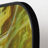 Electric Light Lines Gradient Abstract. Pickleball Schläger (Linke Seite)