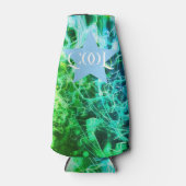 Electric Light Lines Gradient Abstract. Seltzer Ca Flaschenkühler (Vorderseite)