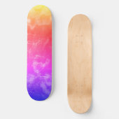 Electric Light Lines Gradient Abstract. Skateboard (Vorderseite)