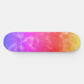 Electric Light Lines Gradient Abstract. Skateboard (Horizontal)