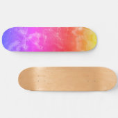 Electric Light Lines Gradient Abstract. Skateboard (Horizontal)