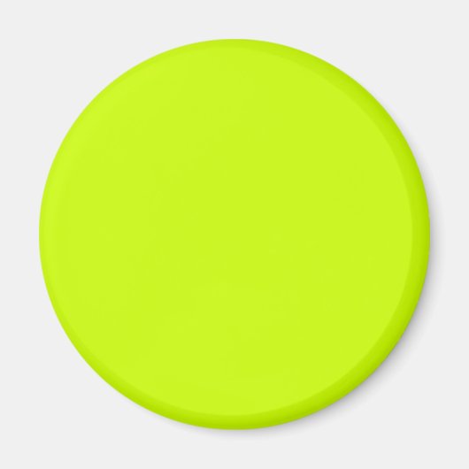 Electric Lime Solid Color Magnet (Vorne)