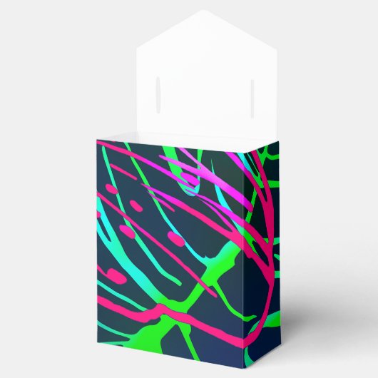 Electric Luau Tropical Night Neon Aloha Party Geschenkschachtel (Geöffnet)