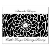 Electric Mandala Gummistempel (Prägung)