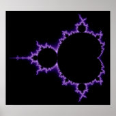 Electric Mandelbrot Set Poster (Vorne)
