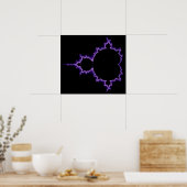 Electric Mandelbrot Set Poster (Küche)