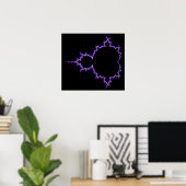 Electric Mandelbrot Set Poster (Heimbüro)