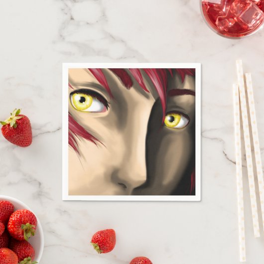 Electric Manga Boy Serviette (Beispiel)