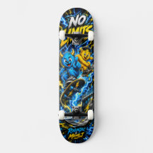 Electric Monster Skate Street Grafik ohne Grenzen