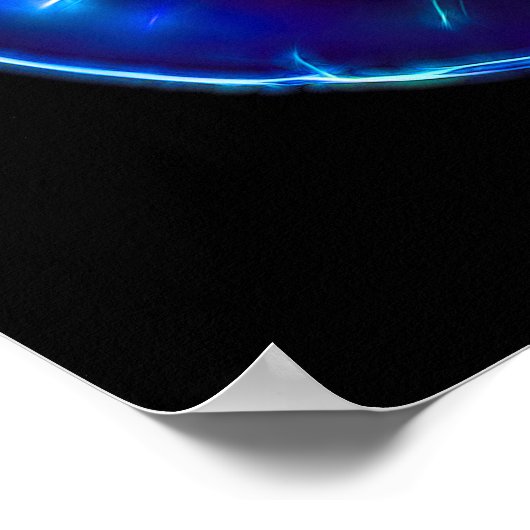 Electric Nautilus Poster (Ecke)