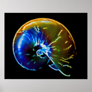 Electric Nautilus Poster
