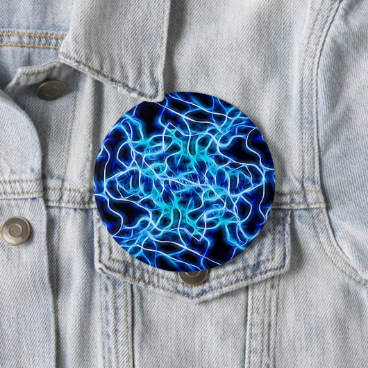 Electric Neon Blue Tesla Coil Lightning Button (Beispiel)