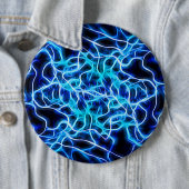 Electric Neon Blue Tesla Coil Lightning Button (Beispiel)
