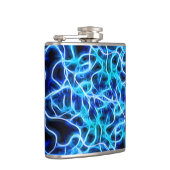 Electric Neon Blue Tesla Coil Lightning Flachmann (Rechts)