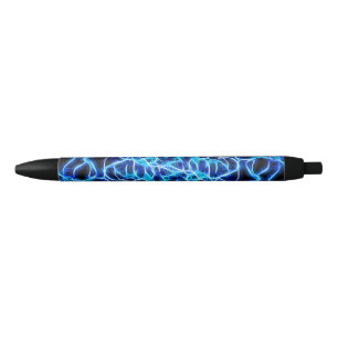 Electric Neon Blue Tesla Coil Lightning Kugelschreiber