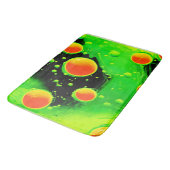 Electric Neon Bubble Dance Badematte (Schrägansicht)
