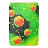 Electric Neon Bubble Dance Badematte (Vorderseite Vertikal)
