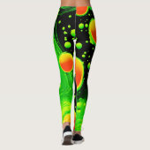 Electric Neon Bubble Dance Leggings (Rückseite)