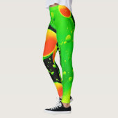 Electric Neon Bubble Dance Leggings (Links)