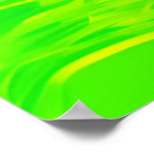 Electric Neon Bubble Dance Poster (Ecke)