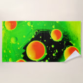 Electric Neon Bubble Dance Strandtuch (Vorderseite)